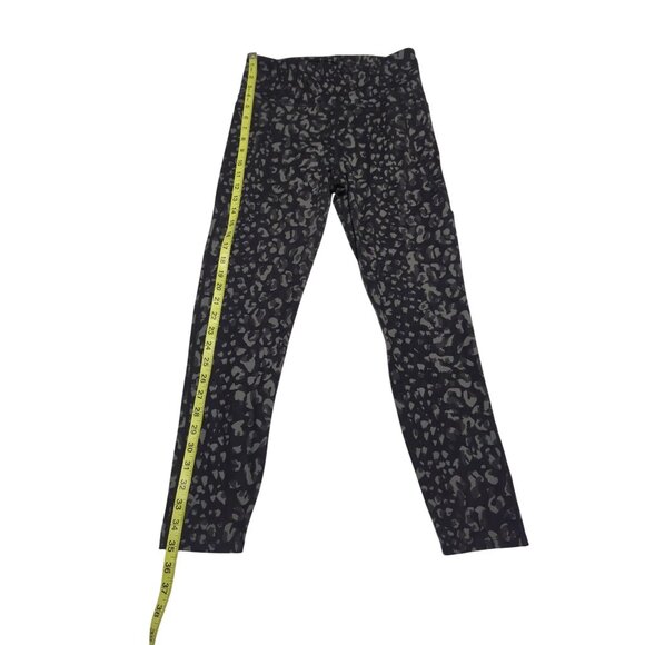 JoyLab Womens Medium Black & Gray Leopard Print High-Waisted Leggings - Picture 4 of 9